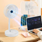 🔥LAST DAY SALE £12.99!!⚡50K+ SOLD!🍃❄️ Telescopic Folding USB Charging Fan – Adjustable height, quiet operation & portable – perfect for desk, travel or outdoor use 💨