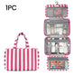 🌸Striped Hanging Travel Toiletry Bag
