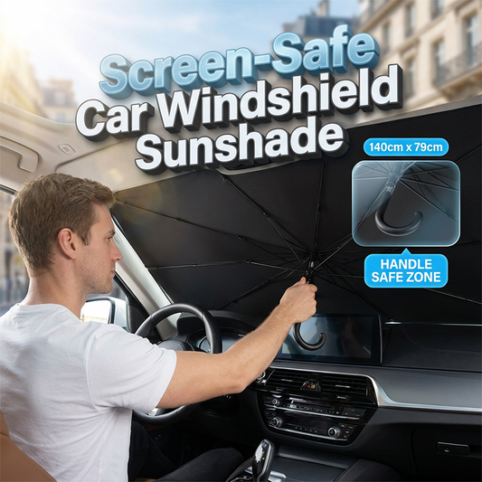 🔥LAST DAY SALE £12.99!!⚡50K+ SOLD!🌞🚗ShadeGo™ Car Windshield Sun Shade – Foldable, Heat-Blocking ☀️ | Keeps Interior Cool ❄️🚗 | UV Protection 🛡️ | Universal Fit for All Vehicles ✅ | Easy Storage & Travel Ready 🎒🇬🇧