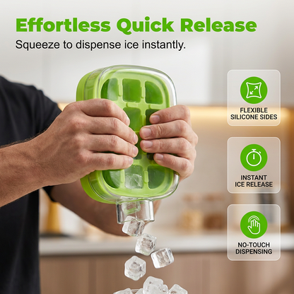 🔥Summer Hot Sale £8.99!!⚡50K+ SOLD!🧊2-in-1 Ice Cube Maker Water Bottle Built-In Ice Tray, Food-Grade Silicone, Bpa-Free. Make Ice & Store Water In One Bottle – Ideal For Gym, Office & Travel! 🏋️‍♂️💼✈️