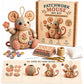 🎁HOT SALE -ONLY £9.99 THIS WEEK🧵Handcrafted Vintage Mouse Plush Sewing Kit