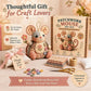 🎁HOT SALE -ONLY £9.99 THIS WEEK🧵Handcrafted Vintage Mouse Plush Sewing Kit