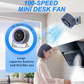 🔥Summer Hot Sale £22.99!!⚡50K+ SOLD!❄️Mini Desk Fan with 100-Speed Control & Digital Display — Precision Airflow, Long Battery Life & Silent Operation