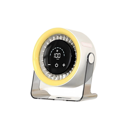 🔥Summer Hot Sale £22.99!!⚡50K+ SOLD!❄️Mini Desk Fan with 100-Speed Control & Digital Display — Precision Airflow, Long Battery Life & Silent Operation
