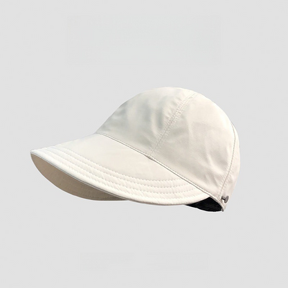 🌞LAST DAY SALE: ONLY ￡6.99!!🎁✨Women’s UPF 50+ Elegant Foldable Sun Hat – Wide-Brim Cotton Bucket Hat with Neck Flap & Adjustable Strap 🌞🇬🇧 | Packable, Breathable & Beach-Ready