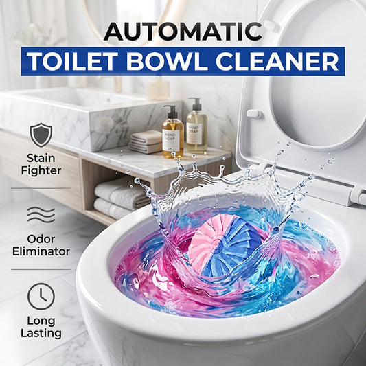 ⏳💥Final 3 hours-￡9.99!!✨🎁LAST DAY SALE 50% OFF!!⚡🚽Automatic Toilet Bowl Cleaner Tablets for Stain and Odor Removal