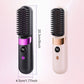 🔥Last 4 hours Sale ￡13.99!!💇‍♀️3-in-1 Cordless Hair Straightener Comb – USB rechargeable, adjustable temperature, anti-scald teeth, portable travel design. Women daily hair styling essential!
