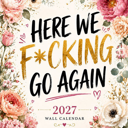 🎁LIMITED SALE BUY 2 GET 1 FREE!!✨💞50K+ SOLD! 🔥Funny 2027 Wall Calendar Calendar for Women