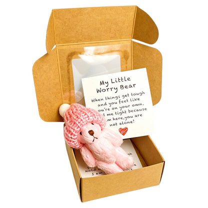 🎁Gift Idea Hot Sale 60% OFF🔥Mini Plush Pocket Teddy Bear with Greeting Card & Gift Box