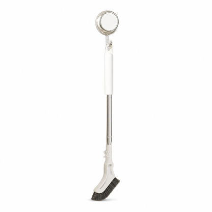 ⚡Last Day Special Price ￡7.99!!🧹✨ Extendable Floor Scrub Brush – Long Handle & 2cm Slim Head for Tight Corners