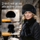 🎄CHRISTMAS SALE NOW - ￡8.99!!🧣❄️Heat Lock & Full Head-to-Neck Coverage — Winter Plush Scarf & Hat Set